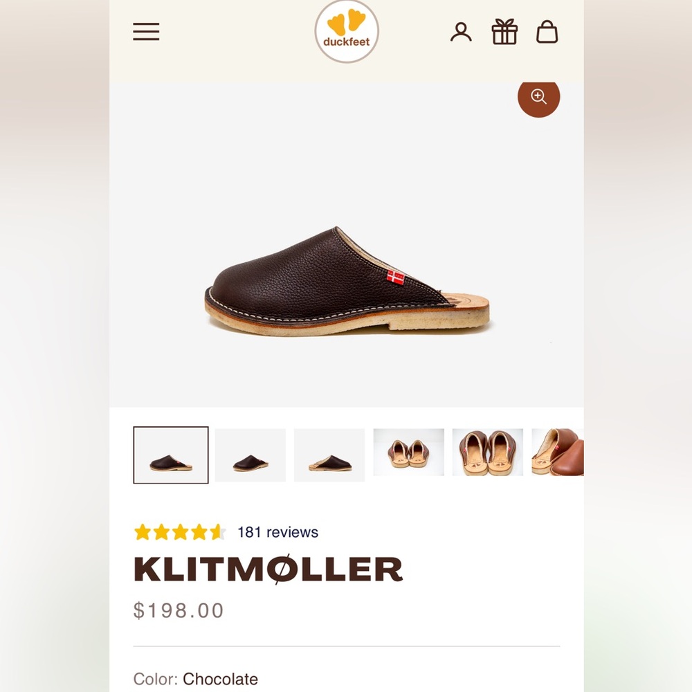 Duckfeet slip on